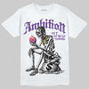 PURPLE Sneakers DopeSkill T-Shirt Ambition Graphic Streetwear - White 