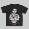 Pink Sneakers DopeSkill Toddler Kids T-shirt Scared Money Don't Make No Money Graphic Streetwear - Black