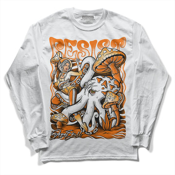 Wmns Dunk Low 'Magma Orange DopeSkill Long Sleeve T-Shirt Resist Graphic Streetwear - White 