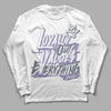 Jordan 5 Retro Low Indigo Haze DopeSkill Long Sleeve T-Shirt LOVE Graphic Streetwear - White