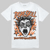 Orange, Black and White Sneakers DopeSkill T-Shirt Root of Evil Graphic Streetwear - White 