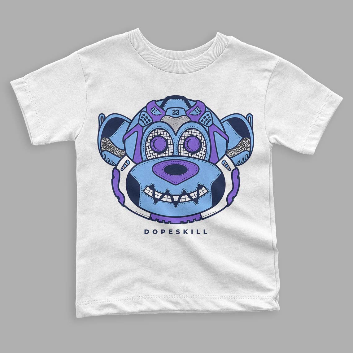 Jordan 5 SE “Georgetown” DopeSkill Toddler Kids T-shirt Monk Graphic Streetwear