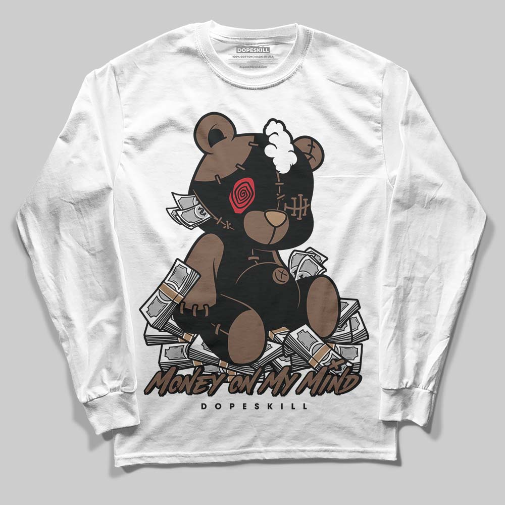 Jordan 9 'Olive' DopeSkill Long Sleeve T-Shirt MOMM Bear Graphic Streetwear - White