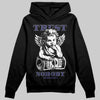 Jordan 4 Retro Lakers DopeSkill Hoodie Sweatshirt Trust Nobody Graphic Streetwear - Black