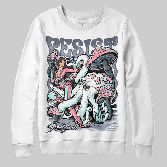 Jordan 5 Easter DopeSkill Sweatshirt Resist Graphic Streetwear - White