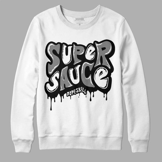 Jordan 1 High OG “Black/White” DopeSkill Sweatshirt Super Sauce Graphic Streetwear - White 