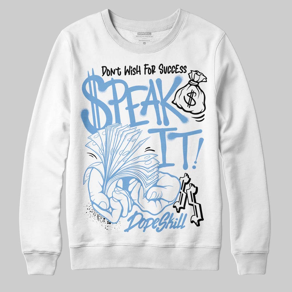 Jordan 12 Retro 'Melo' DopeSkill Sweatshirt Speak It Graphic Streetwear - White