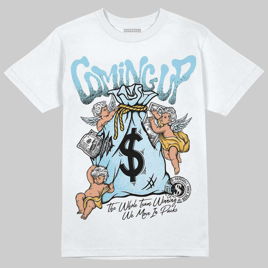 Vans Knu Stack Vintage Satin Dream Blue DopeSkill T-Shirt Money Bag Coming Up Graphic Streetwear - White