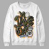 Jordan 5 "Olive" DopeSkill Sweatshirt No Days Off Graphic Streetwear - White