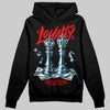 Red Sneakers DopeSkill Hoodie Loyalty Graphic Streetwear - Black