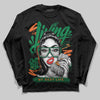 Green Sneakers DopeSkill Long Sleeve T-Shirt Living My Best Life Graphic Streetwear - Black
