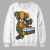 Jordan 5 "Olive" DopeSkill Sweatshirt Sneakerhead BEAR Graphic Streetwear - White