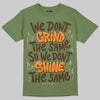 Olive Sneakers DopeSkill Olive T-shirt Grind Shine Graphic Streetwear 