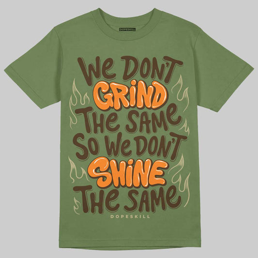 Olive Sneakers DopeSkill Olive T-shirt Grind Shine Graphic Streetwear 