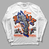 Dunk Low Futura Orange Blaze DopeSkill Long Sleeve T-Shirt True Love Will Kill You Graphic Streetwear - White