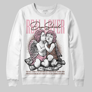 Adidas Campus 00s Dust Cargo Clear ‘Pink’ DopeSkill Sweatshirt Real Lover Graphic Streetwear - White