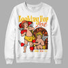 Yellow Sneakers DopeSkill Sweatshirt Looking For Love Graphic Streetwear - White