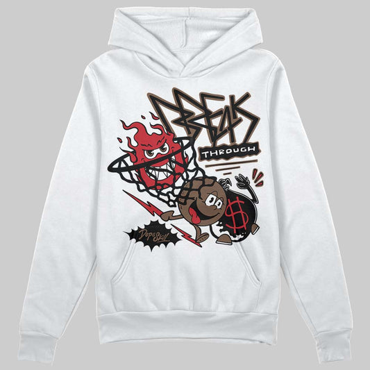 Jordan 9 'Olive' DopeSkill Hoodie Sweatshirt Break Through Graphic Streetwear - White