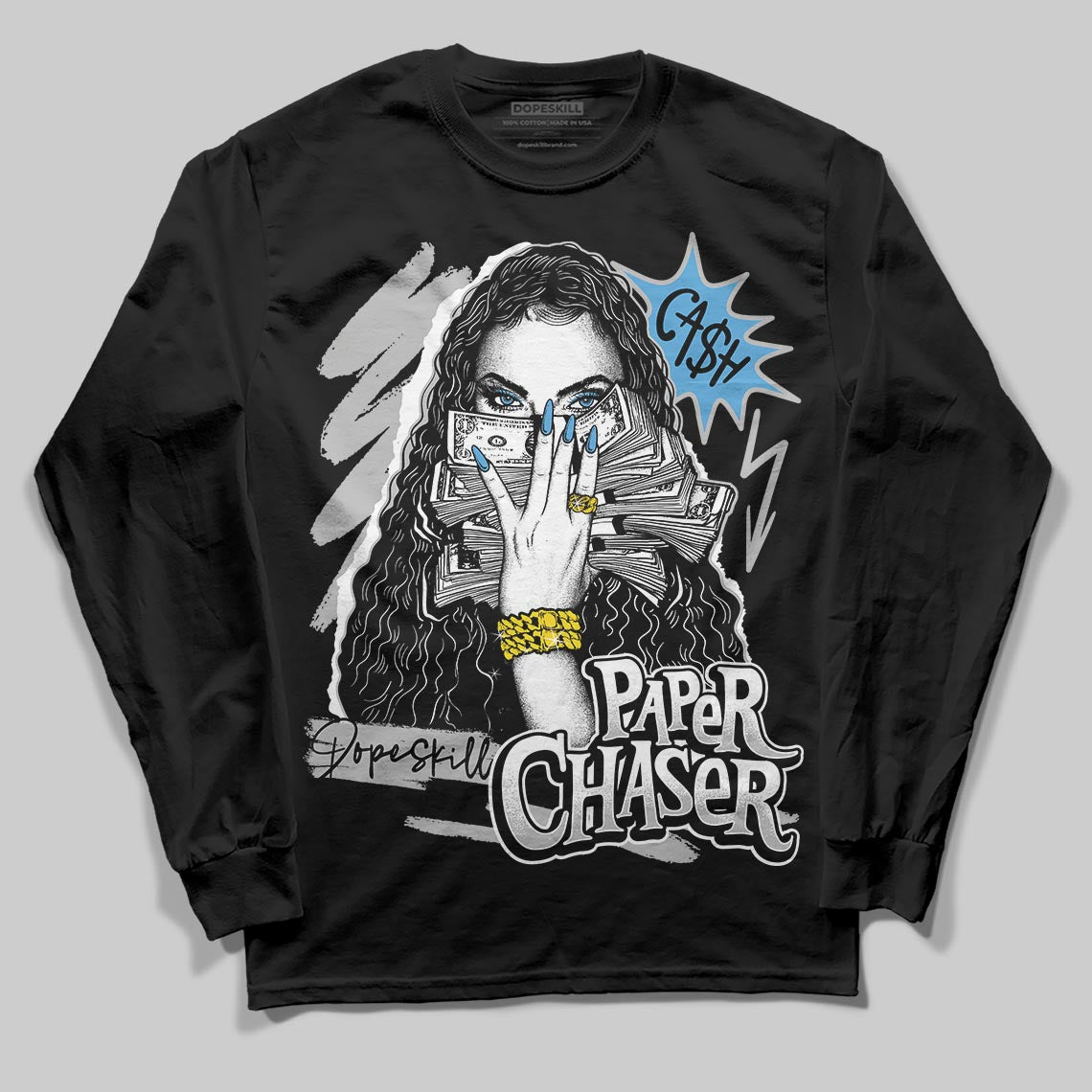 Jordan 10 OG “Steel” DopeSkill Long Sleeve T-Shirt NPC Graphic Streetwear - Black