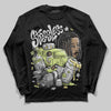 Jordan 4 GS “Light Lemon Twist” DopeSkill Long Sleeve T-Shirt Stressless Graphic Streetwear - Black