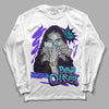 Jordan 6 "Aqua" DopeSkill Long Sleeve T-Shirt NPC Graphic Streetwear - White 