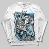 Jordan 11 Retro Legend Blue DopeSkill Long Sleeve T-Shirt Stackin Mines Graphic Streetwear - White