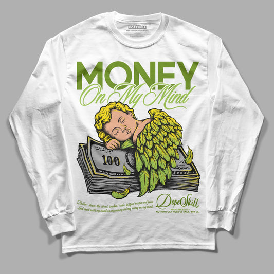 Dunk Low 'Chlorophyll' DopeSkill Long Sleeve T-Shirt MOMM Graphic Streetwear - White