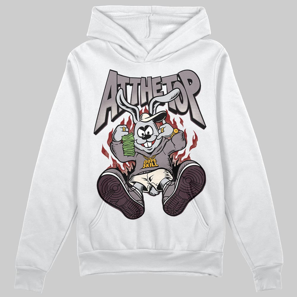 A Ma Maniére x Air Jordan 6 Retro “Smoky Mauve”⁠ DopeSkill Hoodie Sweatshirt At The Top Graphic Streetwear - White