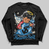 Jordan 3 Retro OG Rare Air DopeSkill Long Sleeve T-Shirt Heaven Sent Graphic Streetwear - Black