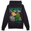 Jordan 5 “Lucky Green” DopeSkill Hoodie Sweatshirt MOMM Graphic Streetwear - Black