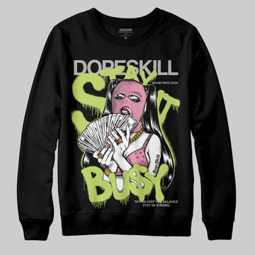 Chase B x Travis Scott x Jordan Jumpman Jack DopeSkill Sweatshirt Stay It Busy Graphic Streetwear - Black