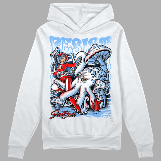 Jordan 9 Powder Blue DopeSkill Hoodie Sweatshirt Resist Graphic Streetwear - White 