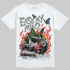 Grey Sneakers DopeSkill T-Shirt Ease My Mind Graphic Streetwear - White