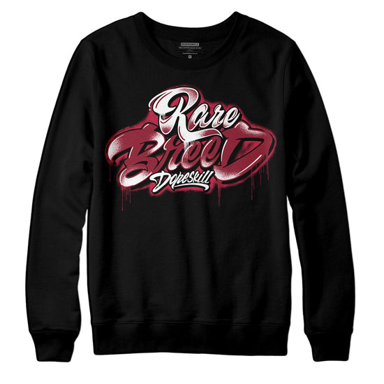 Jordan 1 Retro High '85 OG Metallic Burgundy DopeSkill Sweatshirt Rare Breed Type Graphic Streetwear - Black