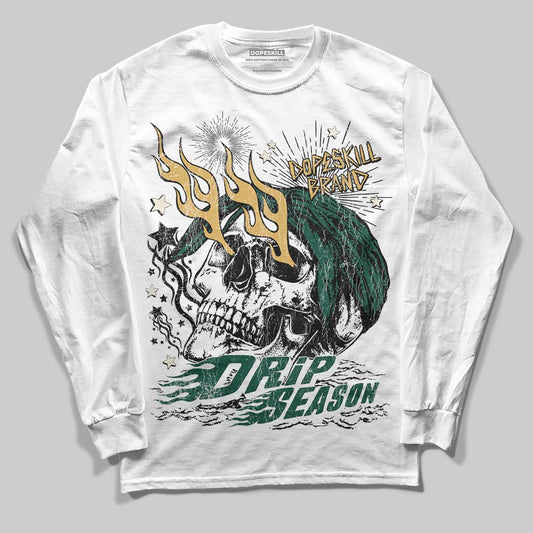 Jordan 1 High OG “Fir” (Pro Green) DopeSkill Long Sleeve T-Shirt Drip Season Graphic Streetwear - White