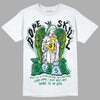Jordan 5 “Lucky Green” DopeSkill T-Shirt Angels Graphic Streetwear - White 