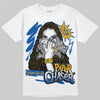 Dunk Blue Jay and University Gold DopeSkill T-Shirt NPC Graphic Streetwear - White 