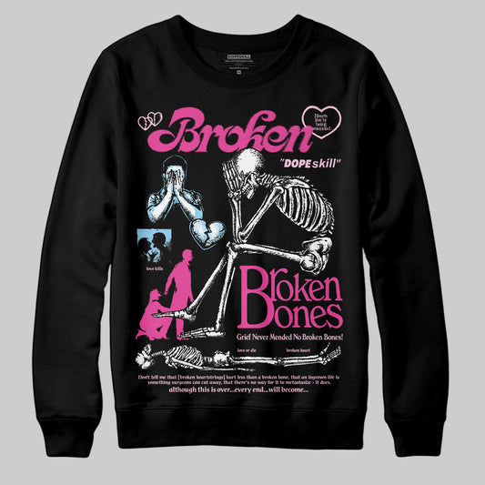 Jordan 6 “Doernbecher” DopeSkill Sweatshirt Broken Bones Graphic Streetwear - Black