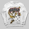 Jordan 12 Retro 'Taxi' 2025 DopeSkill Long Sleeve T-Shirt Nevermind Graphic Streetwear - White