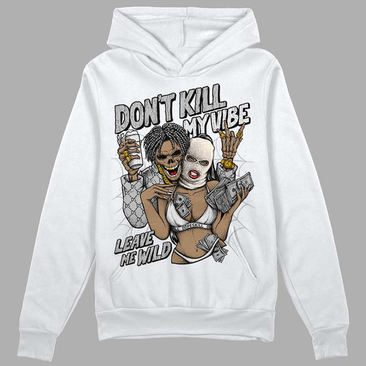 Dunk Low Cool Grey DopeSkill Hoodie Sweatshirt Don't Kill My Vibe Graphic Streetwear - White 