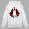 Jordan 1 Retro High OG "Satin Bred" DopeSkill Hoodie Sweatshirt Breathe Graphic Streetwear - White