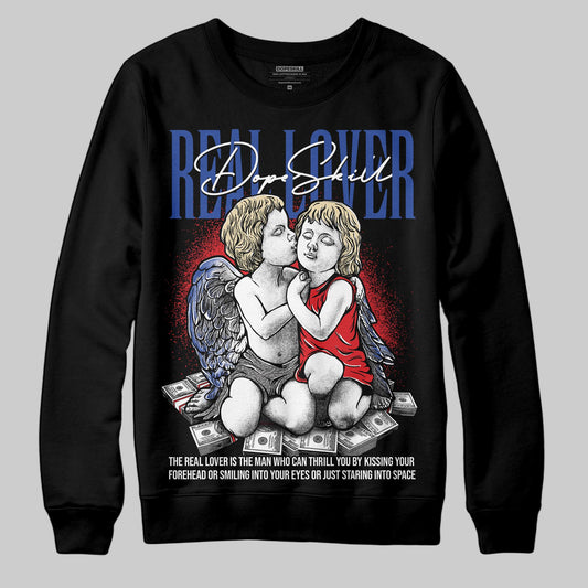 Jordan 3 “Seoul 2.0” DopeSkill Sweatshirt Real Lover Graphic Streetwear - Black