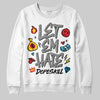 Jordan 10 Retro Shadow (2025) DopeSkill Sweatshirt Let 'em Hate Graphic Streetwear - White