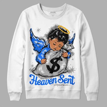 Jordan 12 Stealth DopeSkill Sweatshirt Heaven Sent Graphic Streetwear