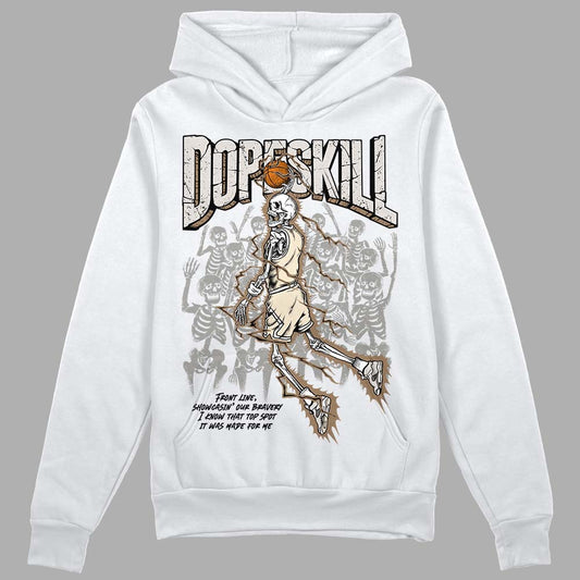 Jordan 5 SE “Sail” DopeSkill Hoodie Sweatshirt Thunder Dunk Graphic Streetwear - White