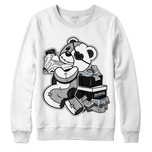 Jordan 6 “Reverse Oreo” DopeSkill Sweatshirt Bear Steals Sneaker Graphic Streetwear - White