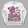 Dunk Low Triple Pink DopeSkill Long Sleeve T-Shirt Born To Be Rich Graphic Streetwear - White