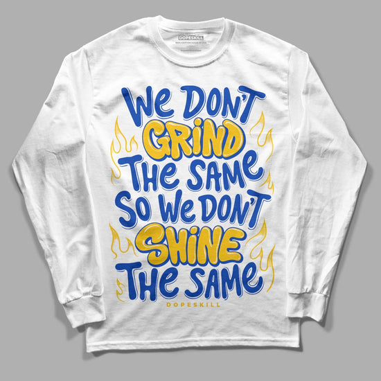 Jordan 14 “Laney” DopeSkill Long Sleeve T-Shirt Grind Shine Graphic Streetwear - White