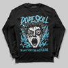 Jordan 11 Retro Gamma Blue (2025) DopeSkill Long Sleeve T-Shirt Root of Evil Graphic Streetwear - Black