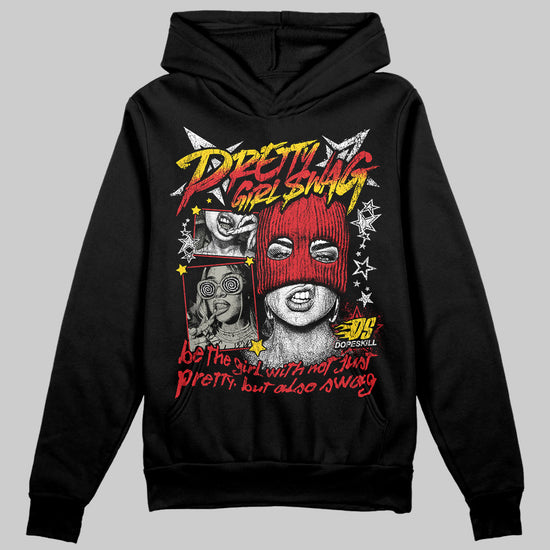 Jordan 3 “Fire Red” DopeSkill Hoodie Sweatshirt Pretty Girl Swag Graphic Streetwear - Black